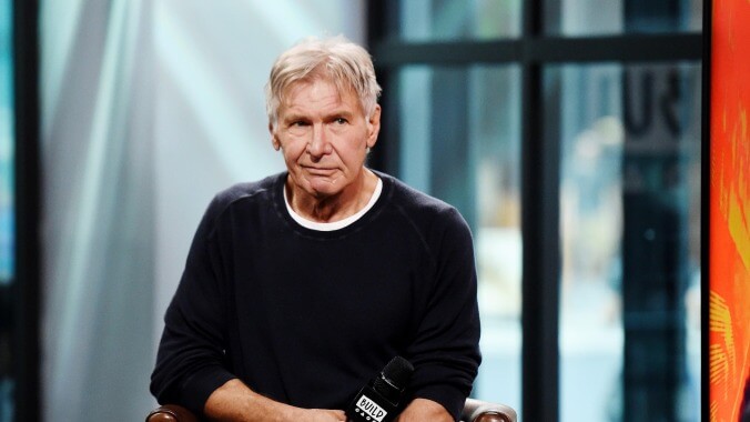 Let's imagine how gruff Harrison Ford was to the tourist returning his lost credit card