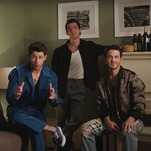 Nick, Joe, and Kevin Jonas prepare for a Jonas Brothers Family Roast at Netflix