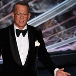 Tom Hanks wanders into wedding photos uninvited