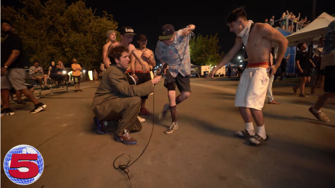 Andrew Callaghan's trip to a Utah rap festival went exactly how you imagine