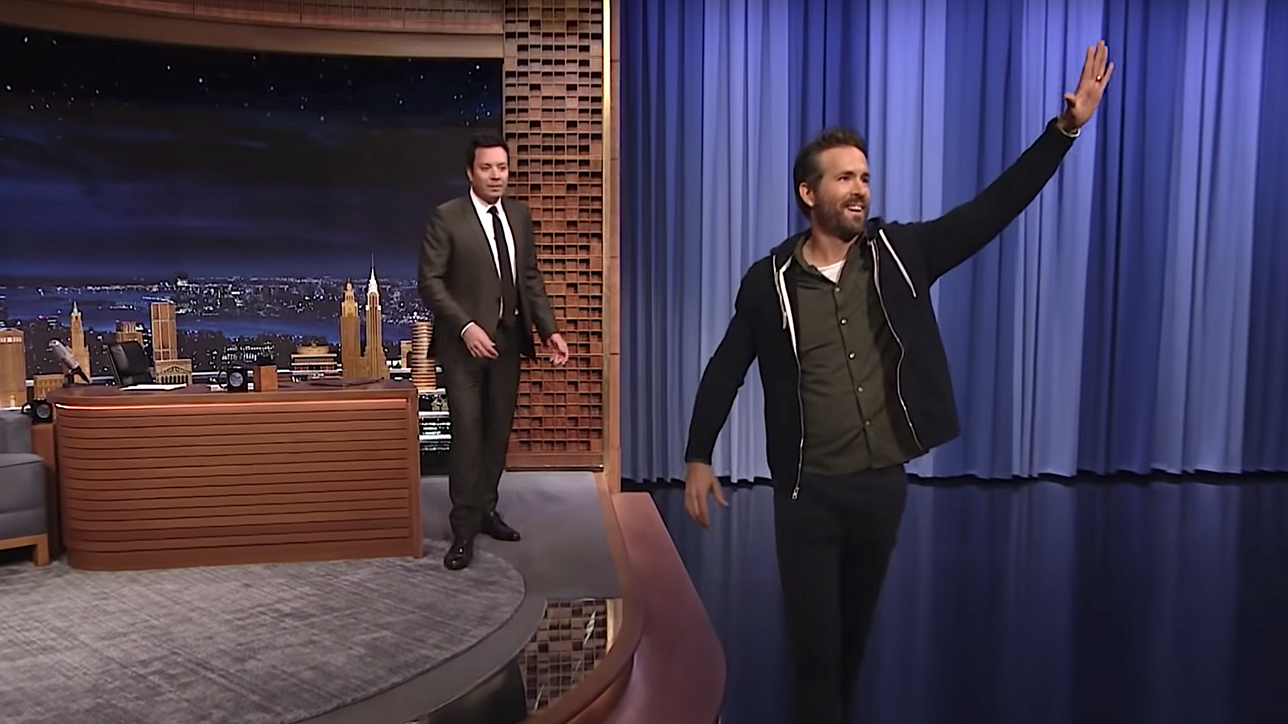 Will Ferrell and Ryan Reynolds swap late-night appearances, just because