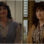 Casey Wilson and Kathryn Hahn on The Shrink Next Door's big Housewives cameo