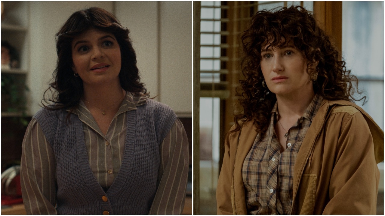 Casey Wilson and Kathryn Hahn on The Shrink Next Door‘s big Housewives cameo
