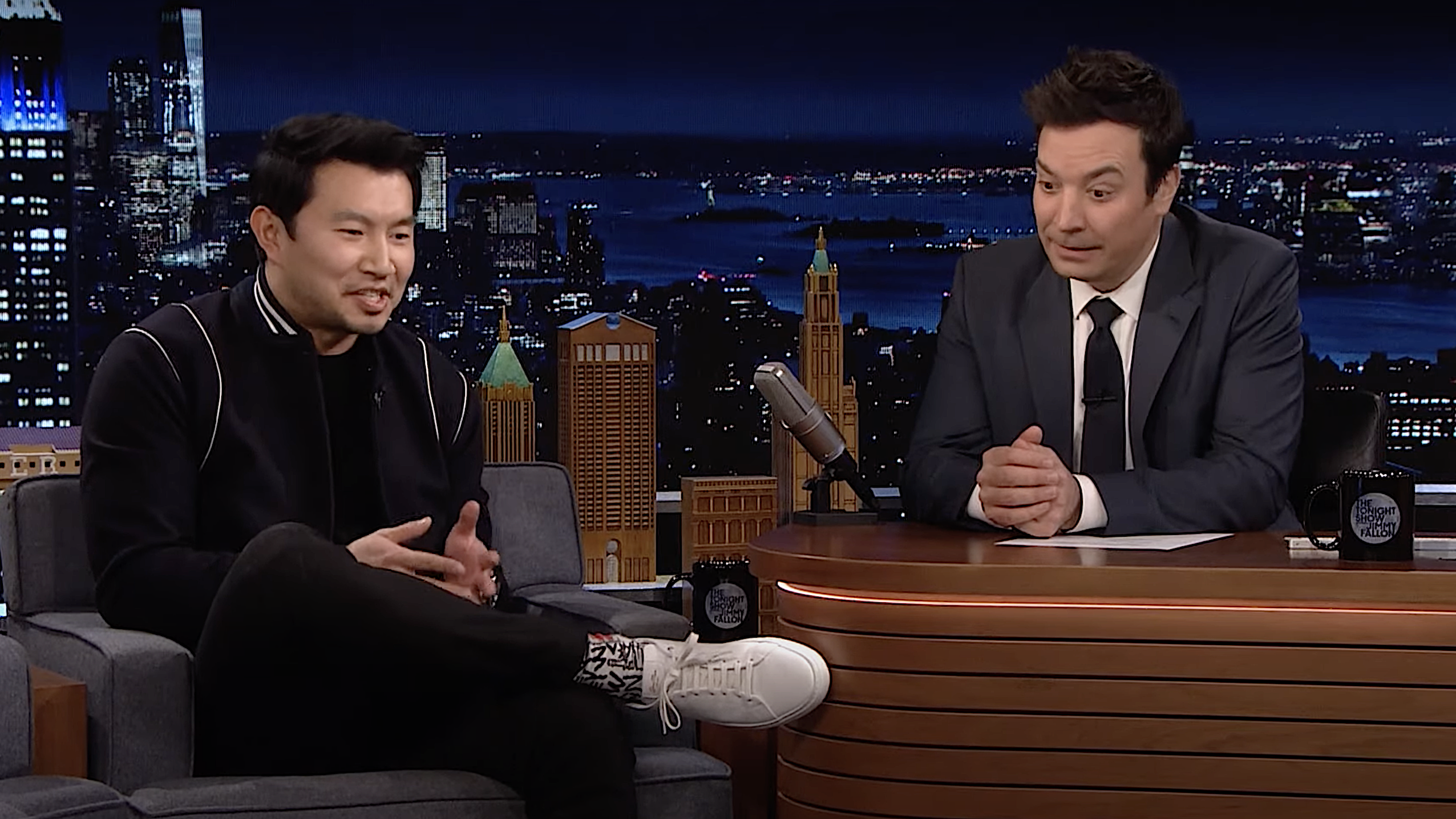 Simu Liu shows Jimmy Fallon his unfairly rejected Saturday Night Live impressions
