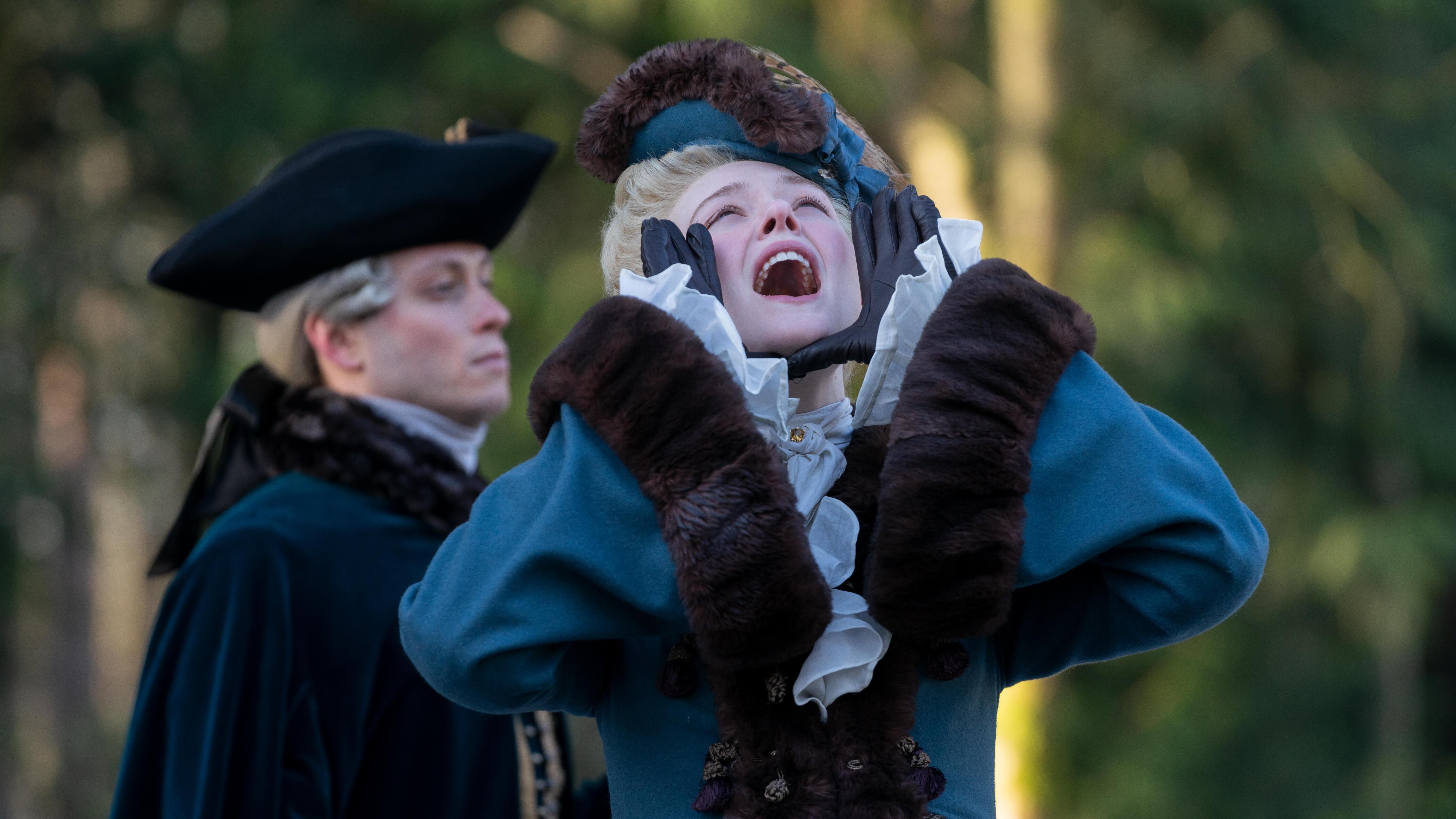 Let Elle Fanning and Nicholas Hoult teach you the ins and outs of The Great‘s “Huzzah!”