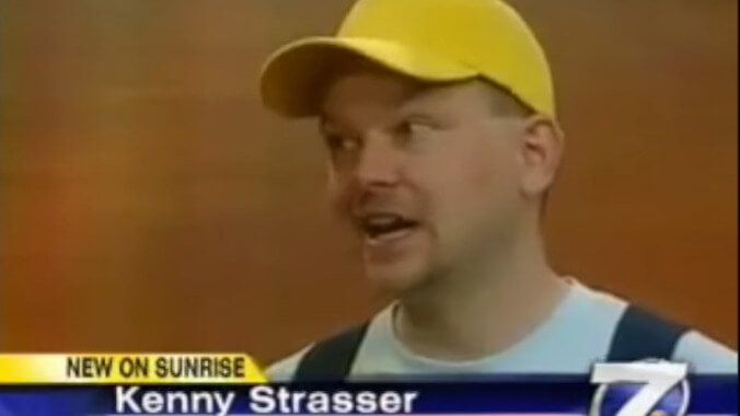 Before he was Colin Robinson, Mark Proksch was pranking the news as a 