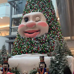 Woody, a talking, doe-eyed mall Christmas tree, has returned after 15 years of hibernation