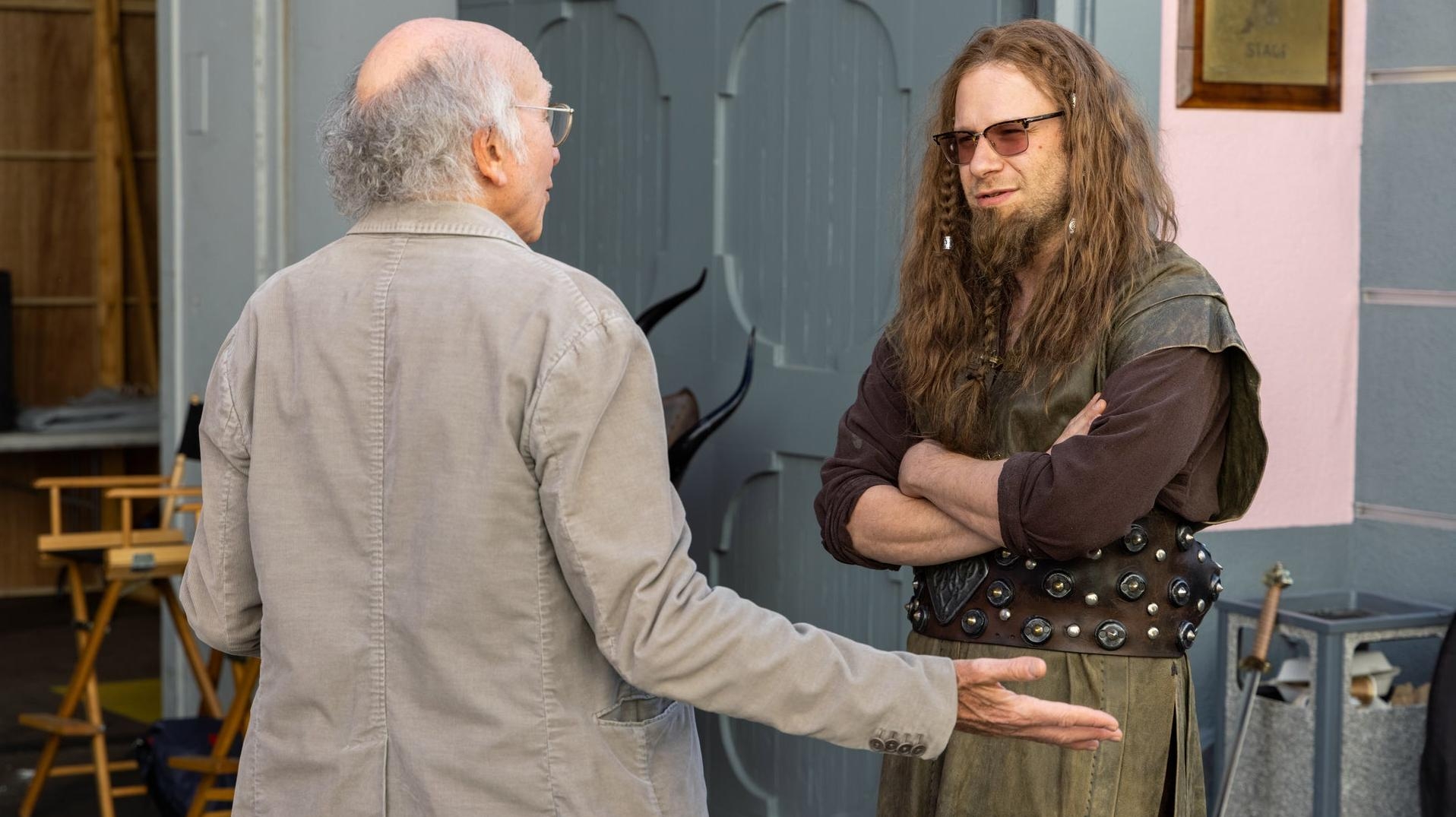 Seth Rogen tries to dismantle some of Larry’s hang-ups on Curb Your Enthusiasm