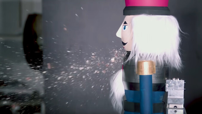 A YouTuber has made a nutcracker capable of destroying actual metal nuts