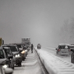 Americans stuck in climate-induced traffic hell like some kind of lousy metaphor for something