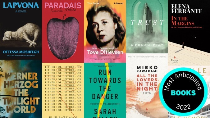The 15 most-anticipated books of 2022