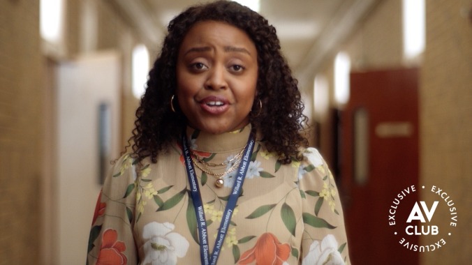 Quinta Brunson struggles with her teacher's wishlist in exclusive Abbott Elementary clip