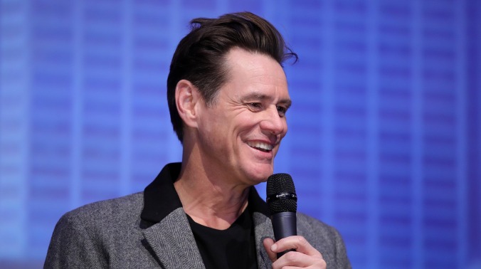 Well, here's Jim Carrey as a smooth-voiced radio DJ, talking you through dying