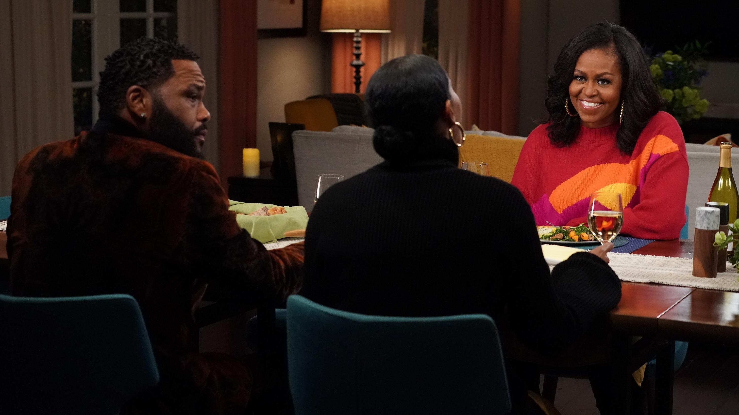 Michelle Obama made a guest appearance on Black-ish