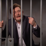 Sleep-sack seditionist Mike Lindell preps for the next riot from prison on Jimmy Kimmel Live
