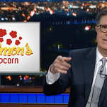 Stephen Colbert hijacks another CBS show's Times Square billboard to save a small business