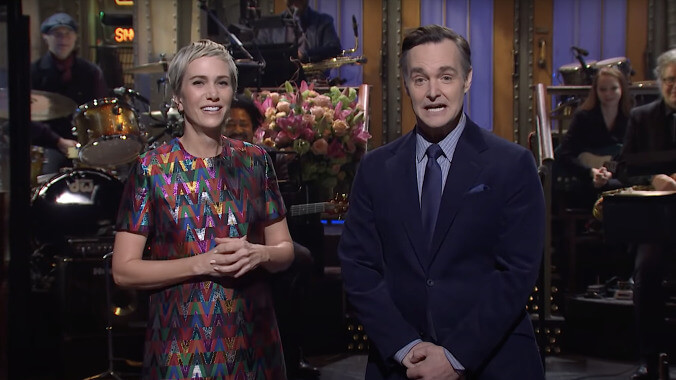 Will Forte can't get no respect, as Kristen Wiig hijacks his SNL monologue