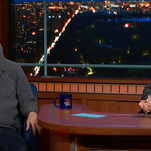 On The Late Show, David Cross eventually reveals he has a new comedy special coming out