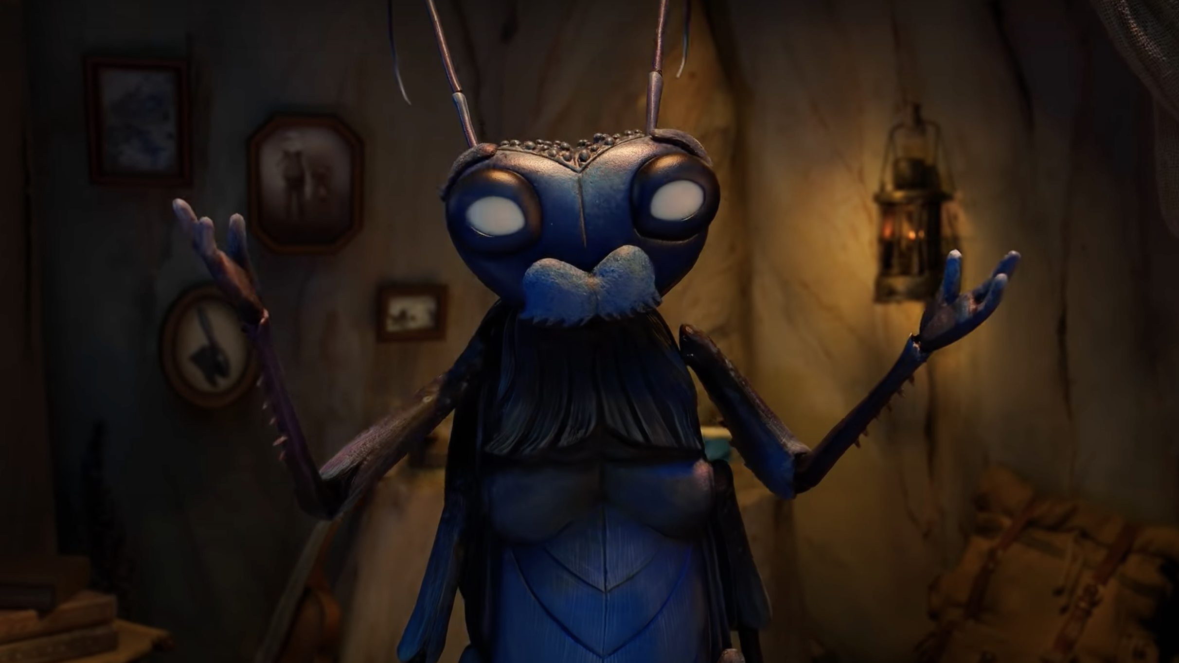 Ewan McGregor is a cricket with a story to share in first teaser for Guillermo del Toro’s Pinocchio