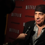 Netflix boss Ted Sarandos celebrates the streaming service’s “first” original series, Lilyhammer