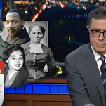 Stephen Colbert turns Republicans' current purge of Black history into a party game
