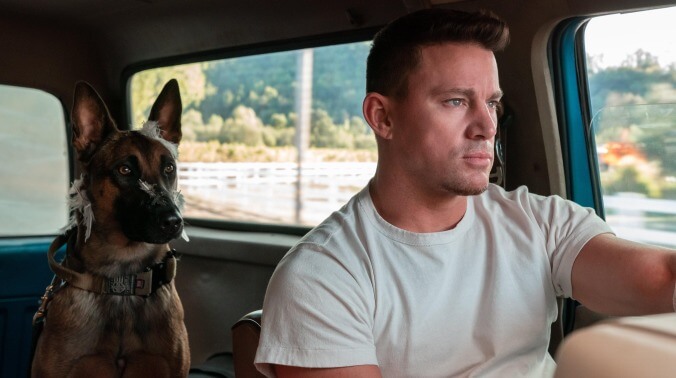 Channing Tatum stars with, and directs, a good Dog