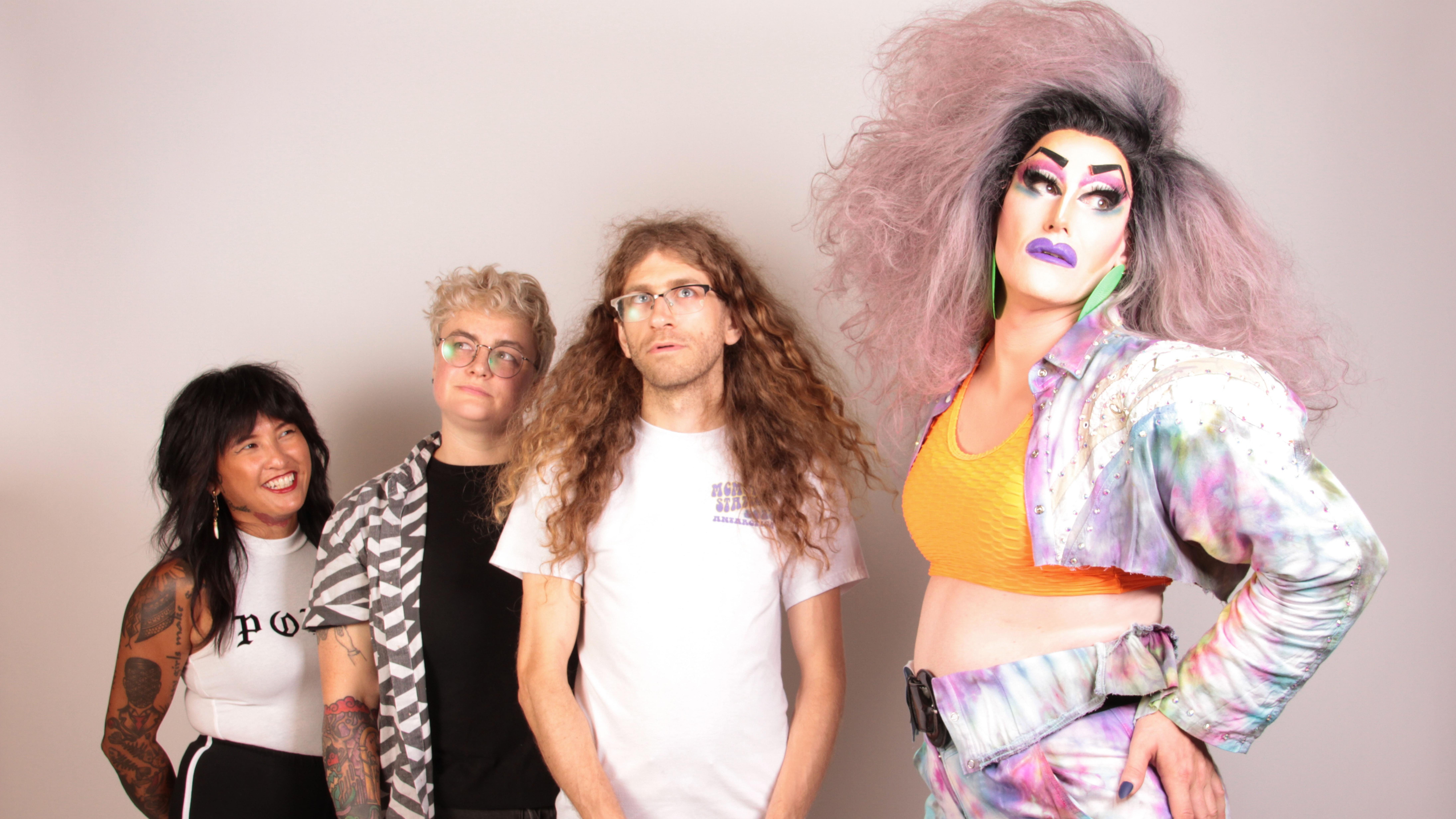 Watch a punk drag queen rage against evil corporate life in this exclusive video