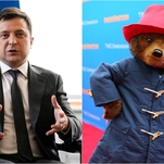 Ukraine's President Volodymyr Zelensky did, in fact, voice Paddington Bear