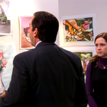 Jenna Fischer talks about putting her foot down to save Pam's Office painting