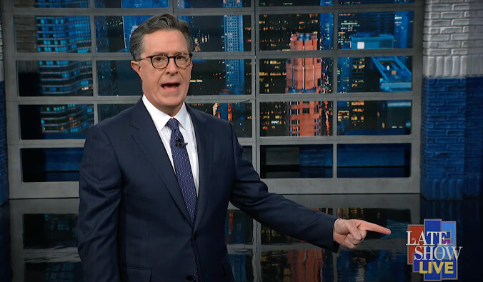 Stephen Colbert goes live to recap Biden's first State of the Union