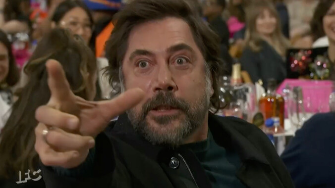 Javier Bardem stares us all down