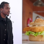 Pusha T has, and we're serious, released a fish sandwich diss track