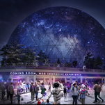 Gaze upon London's gigantic, terrifying space orb stadium