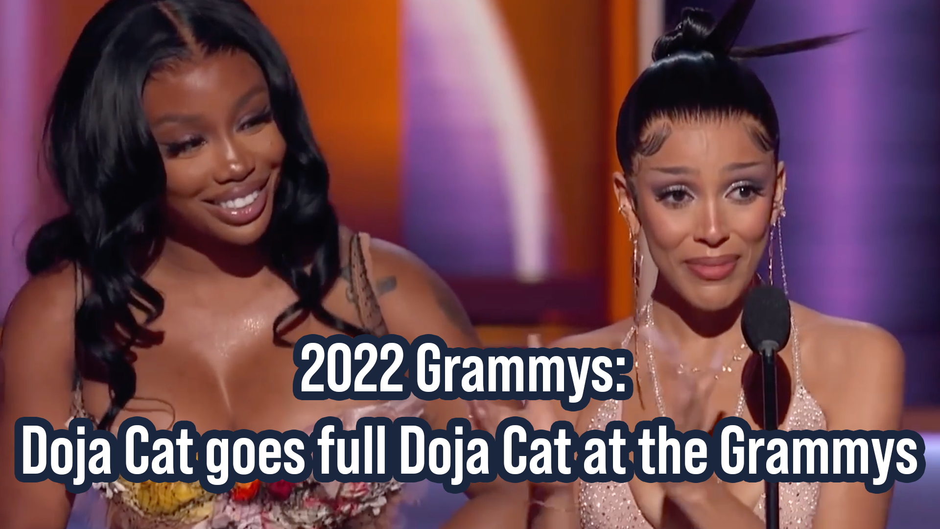 2022 Grammys: Doja Cat goes full Doja Cat at the Grammys
