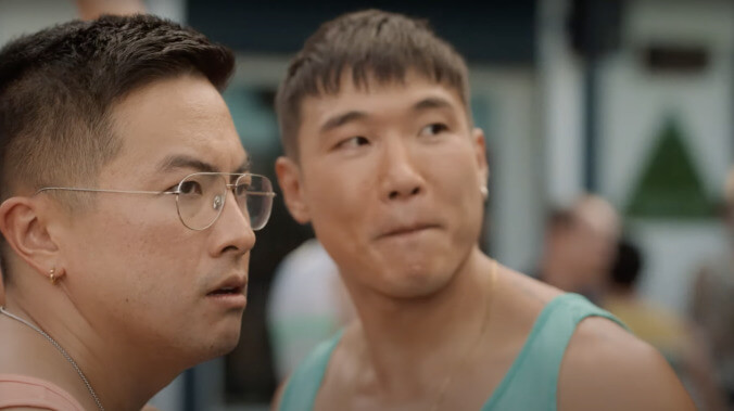 Bowen Yang and Joel Kim Booster book a trip in the trailer for Fire Island