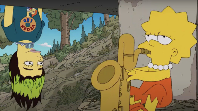 Billie Eilish asks Lisa Simpson to 