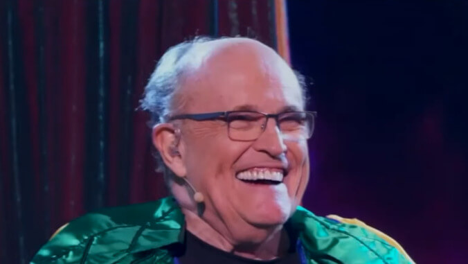 Oh, hey, Rudy Giuliani's awful Masked Singer episode finally aired