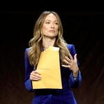 Olivia Wilde forced to deal with some real horseshit at CinemaCon