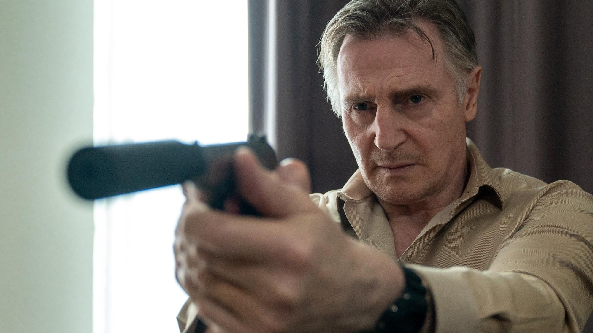 Man of action Liam Neeson on exploring the ‘shades of gray’ that differentiate Memory