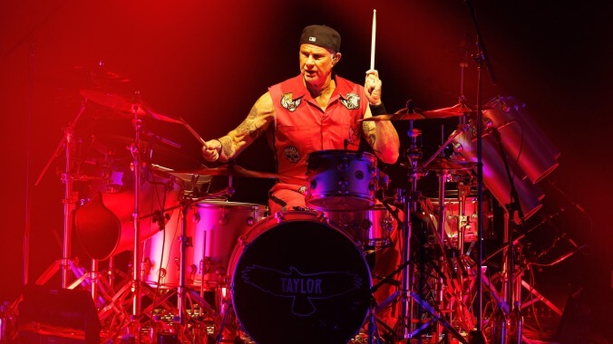 Red Hot Chili Peppers pay tribute to Foo Fighters' Taylor Hawkins at Jazz Fest