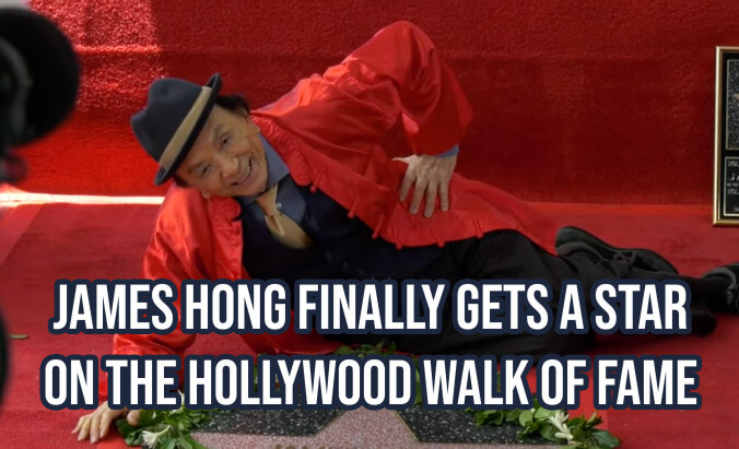 James Hong finally gets a star on the Hollywood Walk of Fame