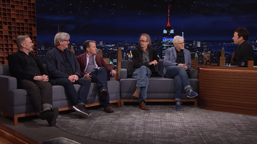 Kids In The Hall reminisce about overeager sound guy Jimmy Fallon on The Tonight Show