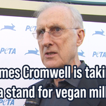 James Cromwell is taking a stand for vegan milk