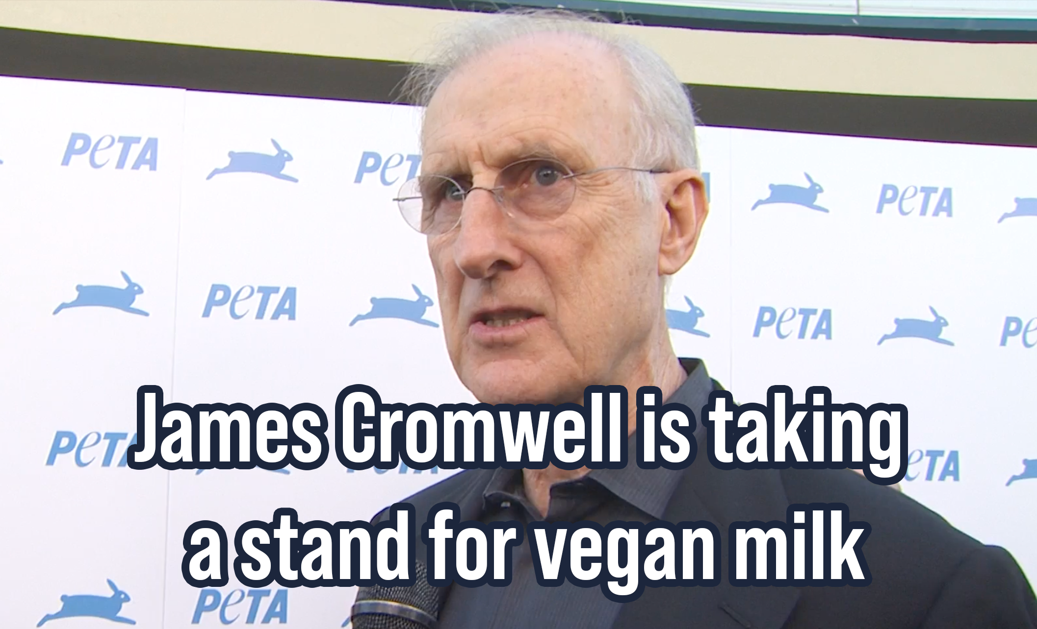 James Cromwell is taking a stand for vegan milk
