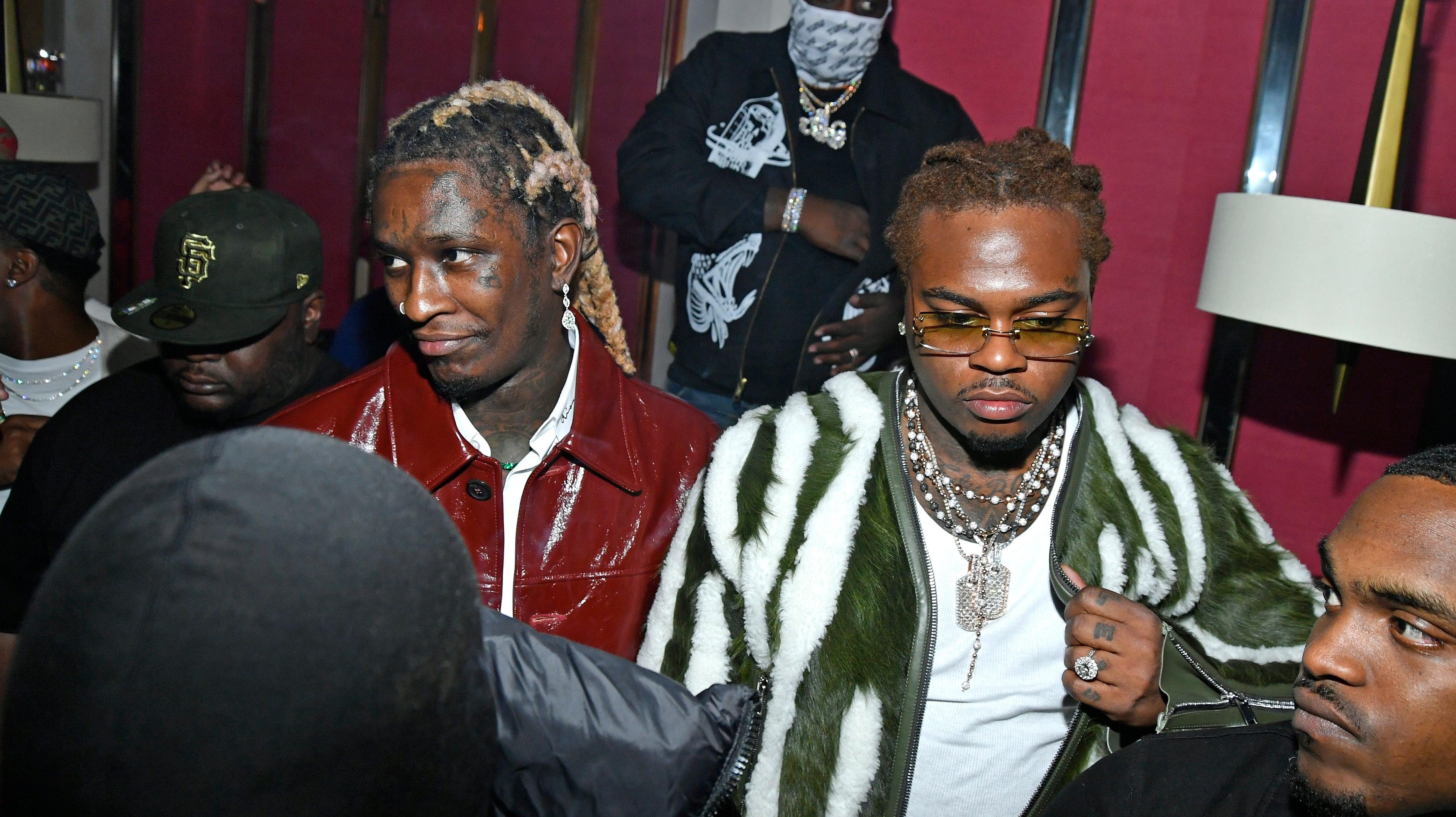 Young Thug, Gunna arrested and indicted on racketeering charges