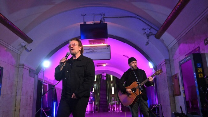 You’ll never guess which famous rock band showed up to play at a subway station in war-torn Kyiv