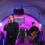 You’ll never guess which famous rock band showed up to play at a subway station in war-torn Kyiv