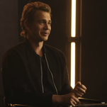 Hayden Christensen, Star Wars kid, celebrated his Vader casting by playing pretend lightsabers