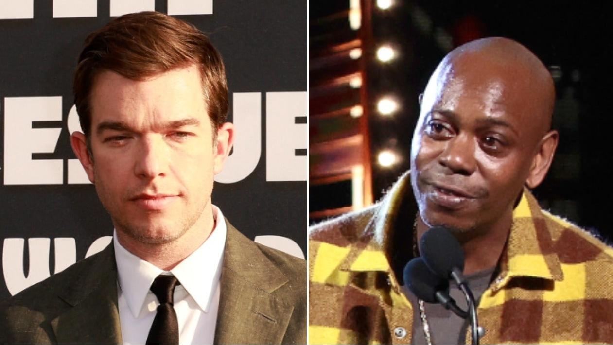 John Mulaney facing criticism after bringing Dave Chappelle out on stage last night