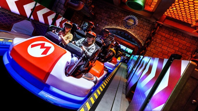 Here's our first look at Universal Studios' upcoming Mario Kart ride